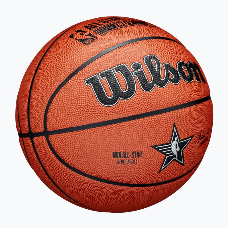 Wilson 2024 NBA All Star Replica basket marrone dimensioni 7 2