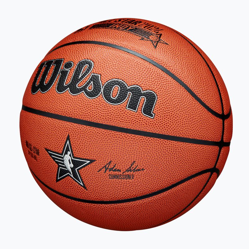 Wilson 2024 NBA All Star Replica basket marrone dimensioni 7 3