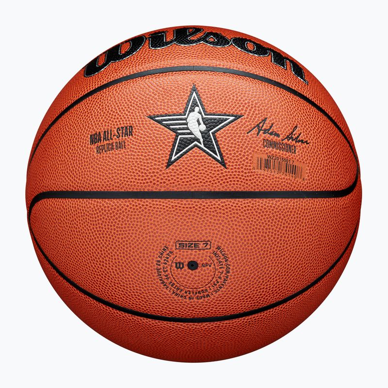 Wilson 2024 NBA All Star Replica basket marrone dimensioni 7 5