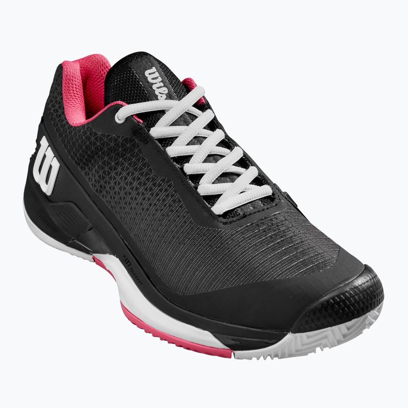 Scarpe da tennis da donna Wilson Rush Pro 4.0 Clay nero/rosa/bianco 8