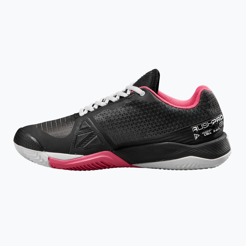 Scarpe da tennis da donna Wilson Rush Pro 4.0 Clay nero/rosa/bianco 10
