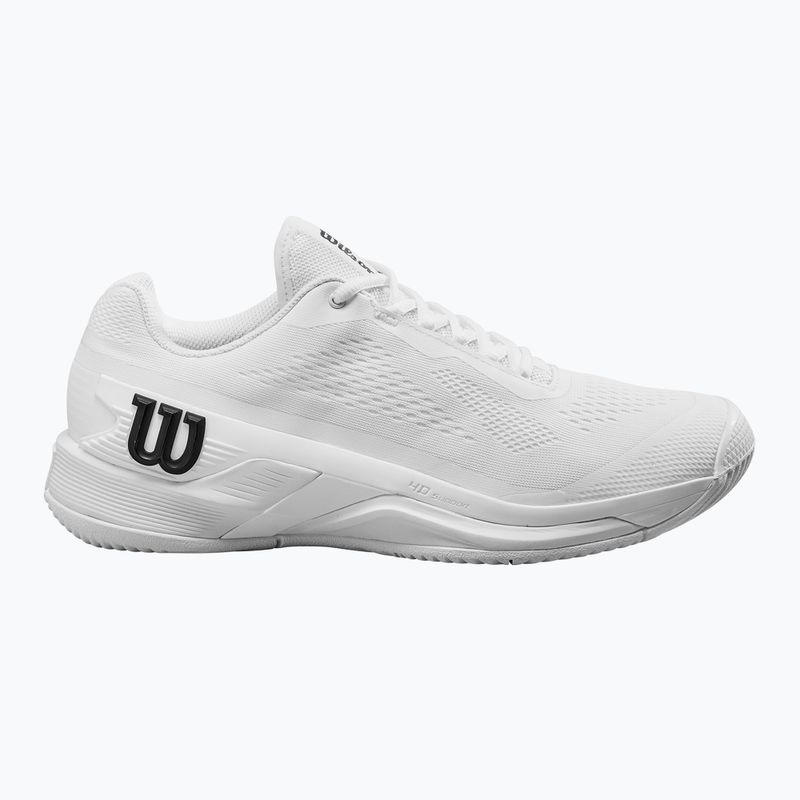 Scarpe da tennis da uomo Wilson Rush Pro 4.0 bianco/bianco/nero 9