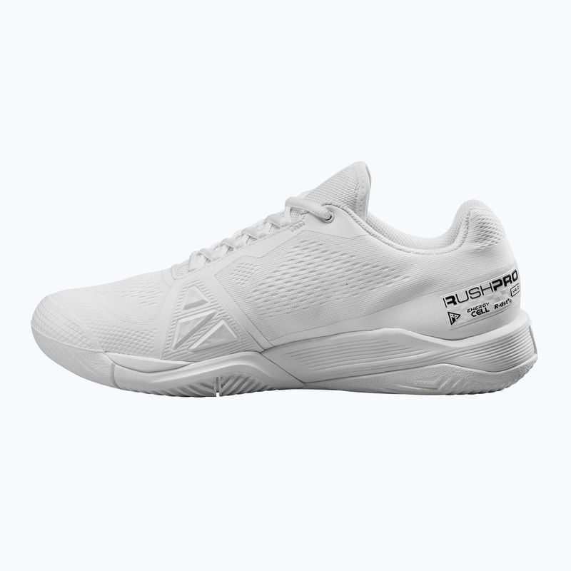 Scarpe da tennis da uomo Wilson Rush Pro 4.0 bianco/bianco/nero 10