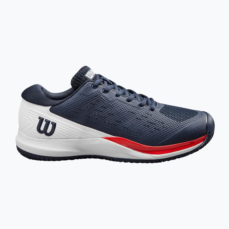 Scarpe da tennis da uomo Wilson Rush Pro Ace navy blazer/ bianco/ wilson red 2