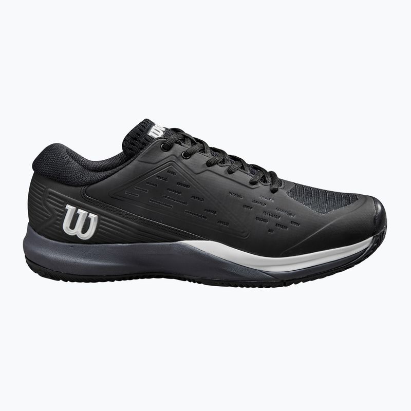 Scarpe da tennis da uomo Wilson Rush Pro Ace Clay nero/azzurro/bianco 9