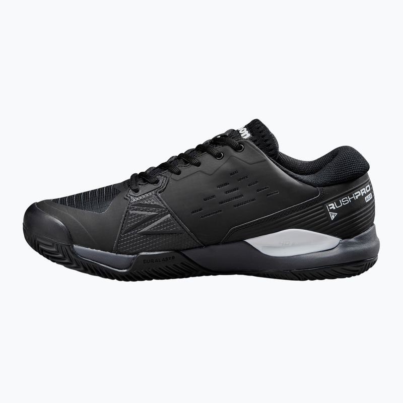 Scarpe da tennis da uomo Wilson Rush Pro Ace Clay nero/azzurro/bianco 10