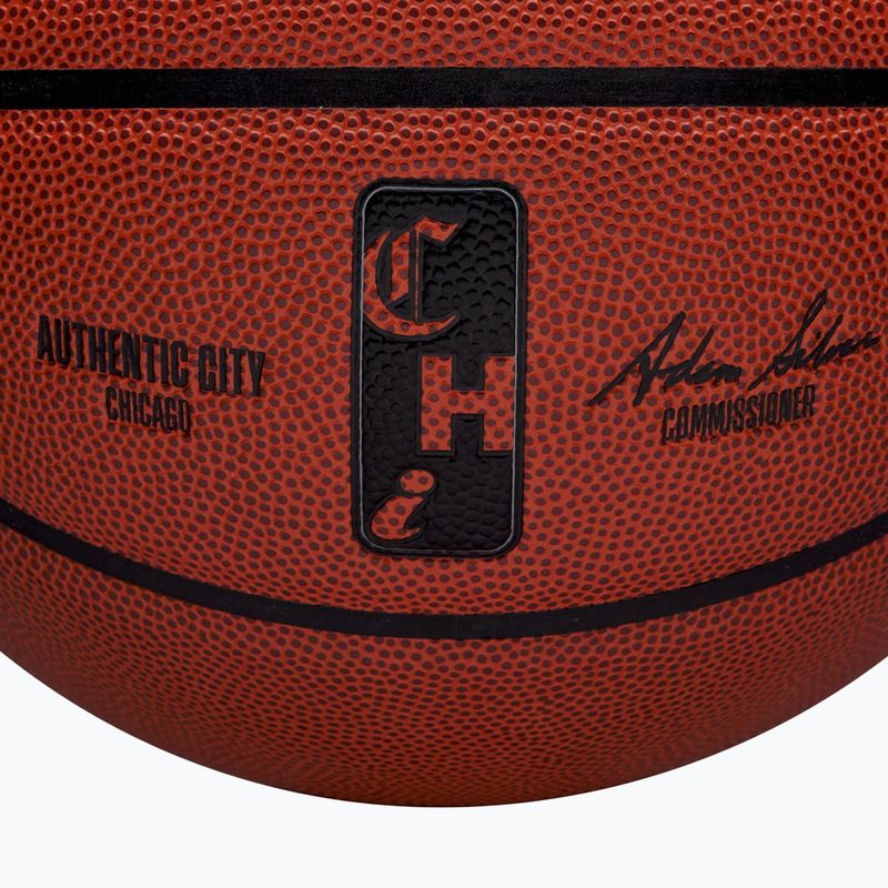 Wilson basket NBA autentico City Chicago marrone dimensioni 7 8