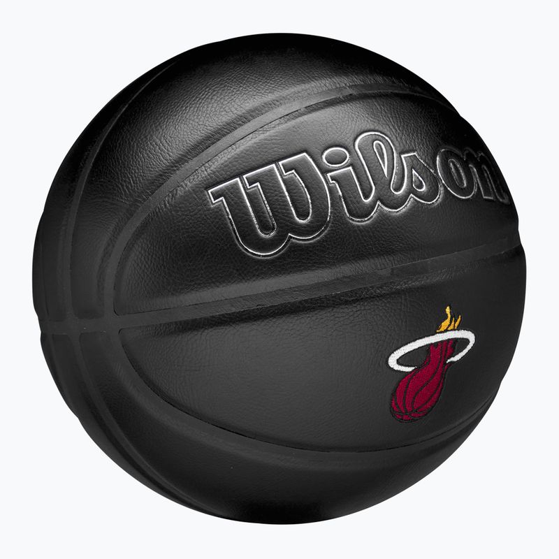 Wilson NBA Team Premiere Miami Heat basket nero taglia 7 2