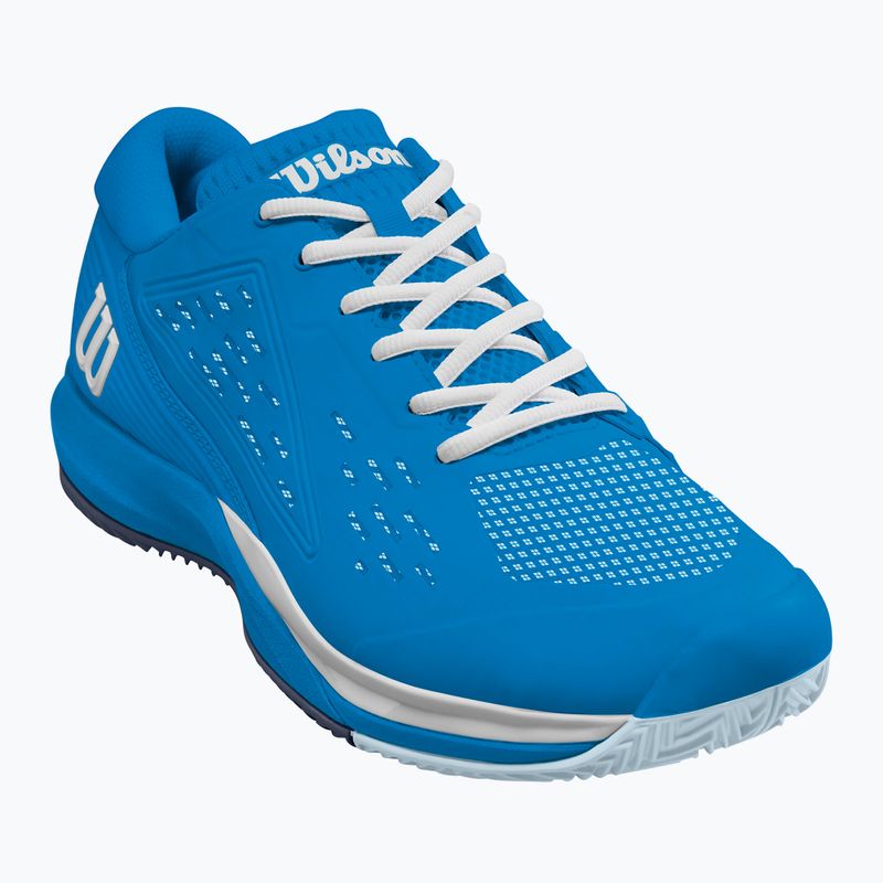 Scarpe da tennis Wilson Rush Pro Ace Clay uomo blu/bianco/navy blazer 8