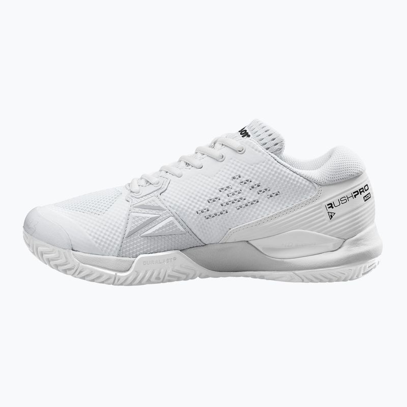 Scarpe da tennis da donna Wilson Rush Pro Ace bianco/bianco/nero 10