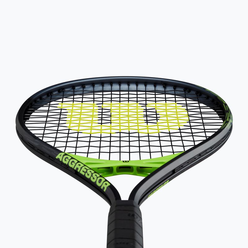 Racchetta da tennis Wilson Aggressor nero/verde 4