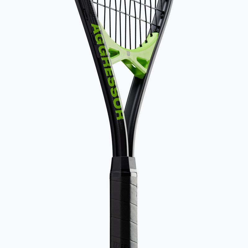 Racchetta da tennis Wilson Aggressor nero/verde 6