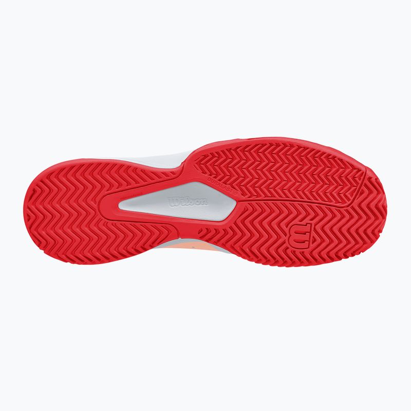 Scarpe da tennis da donna Wilson Kaos Stroke 2.0 bianco/peach perfait/infrarossi 10