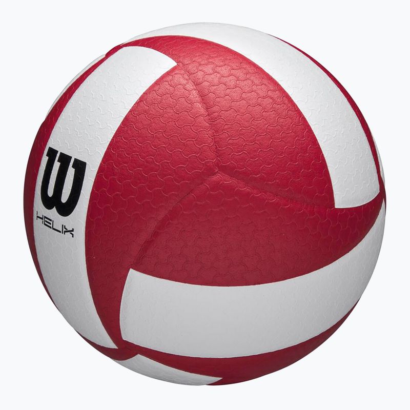 Wilson Helix Gioco Pallavolo rosso/bianco taglia 5 3