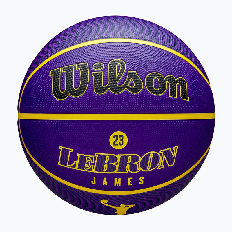 Wilson NBA Player Icon Outdoor basket Lebron blu dimensioni 7