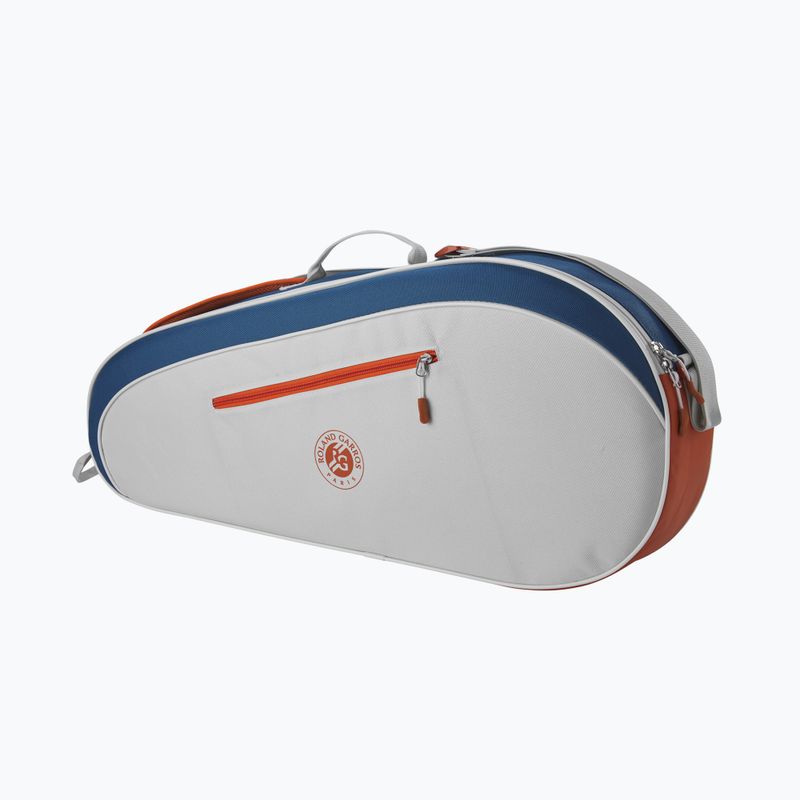 Borsa da tennis Wilson Team Roland Garros 2024 3Pk crema/argilla/navy 2