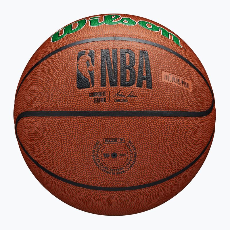 Wilson NBA Team Alliance Boston Celtics marrone taglia 7 basket 6
