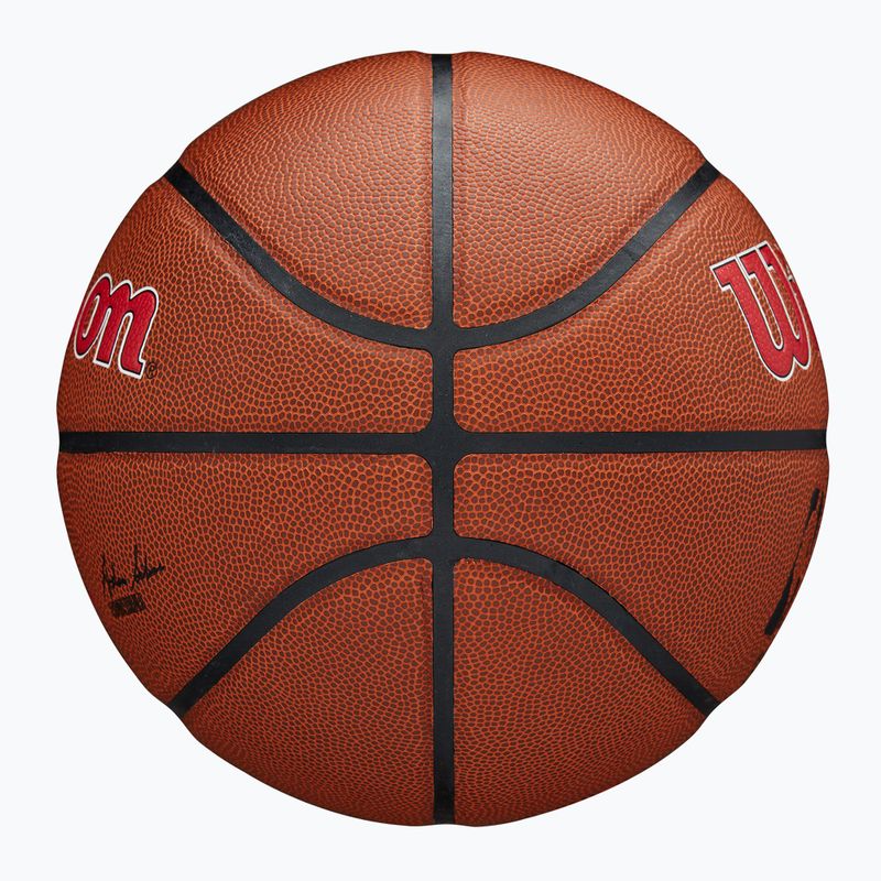 Wilson NBA Team Alliance Houston Rockets marrone basket dimensioni 7 4