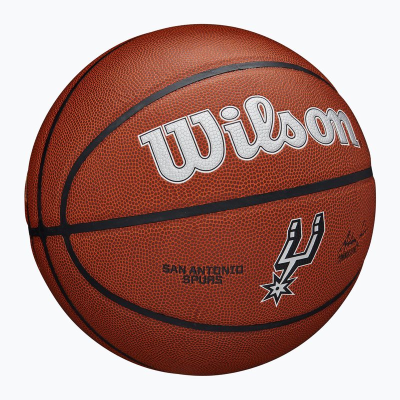 Wilson NBA Team Alliance San Antonio Spurs marrone basket dimensioni 7 2