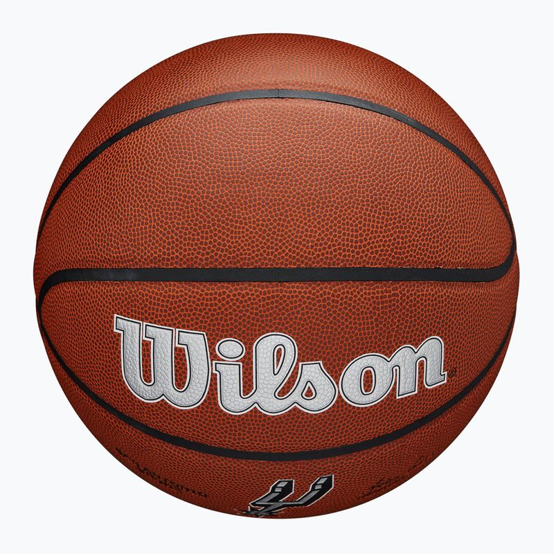 Wilson NBA Team Alliance San Antonio Spurs marrone basket dimensioni 7 5
