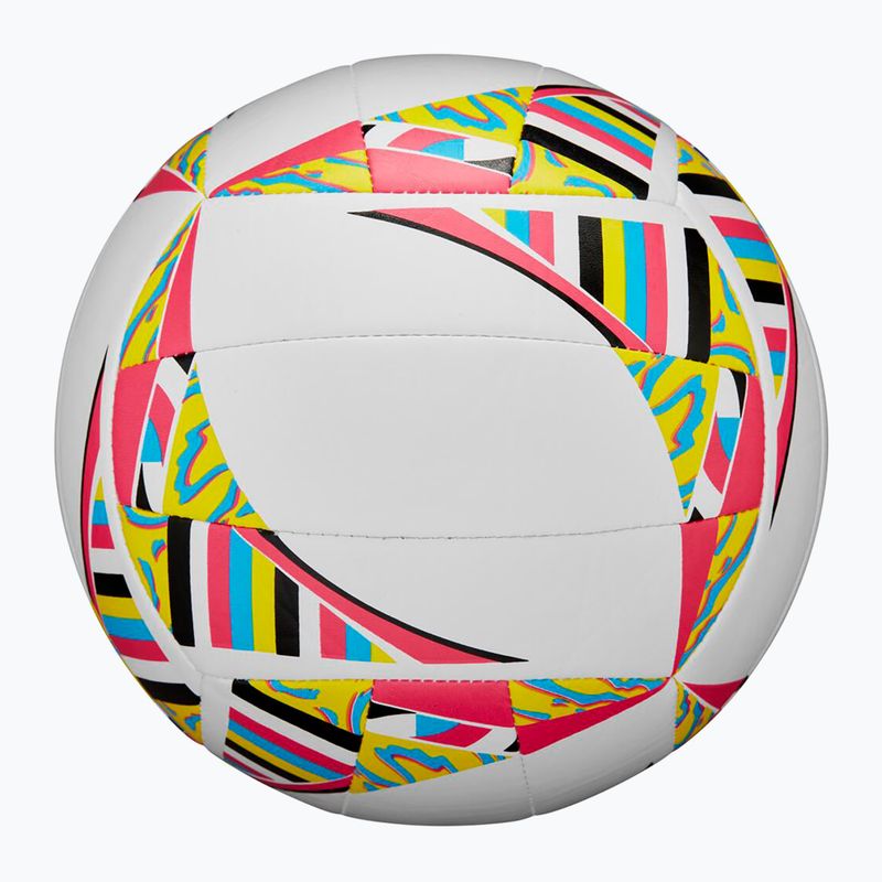 Wilson AVP Movement beach volley bianco/rosa/giallo taglia 5 3