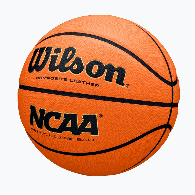 Pallone da basket Wilson NCAA Replica Game orange misura 7 3