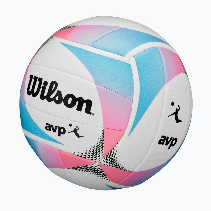 Pallone da pallavolo Wilson AVP Replica Kaleidoscope white/multicolor misura 5 3