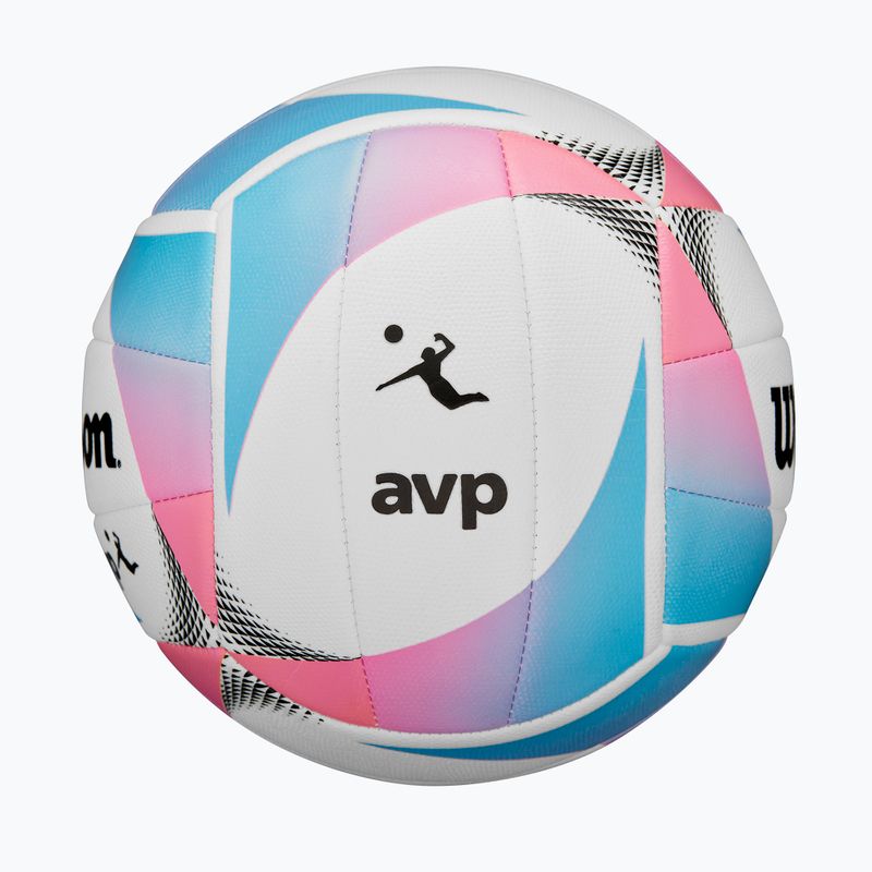Pallone da pallavolo Wilson AVP Replica Kaleidoscope white/multicolor misura 5 4