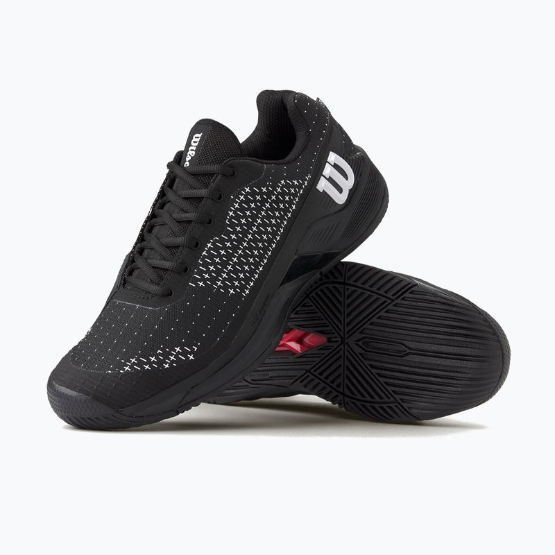 Scarpe da tennis da uomo Wilson Rush Pro Extra Duty nero/nero/bianco 18