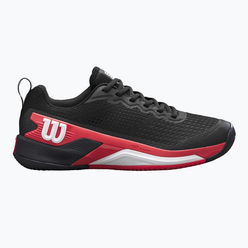 Scarpe da tennis da uomo Wilson Rush Pro 4.5 nero/infrarossi/bianco 9