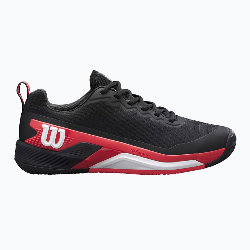 Scarpe da tennis da uomo Wilson Rush Pro 4.5 Clay nero/ infrarosso/ bianco 2