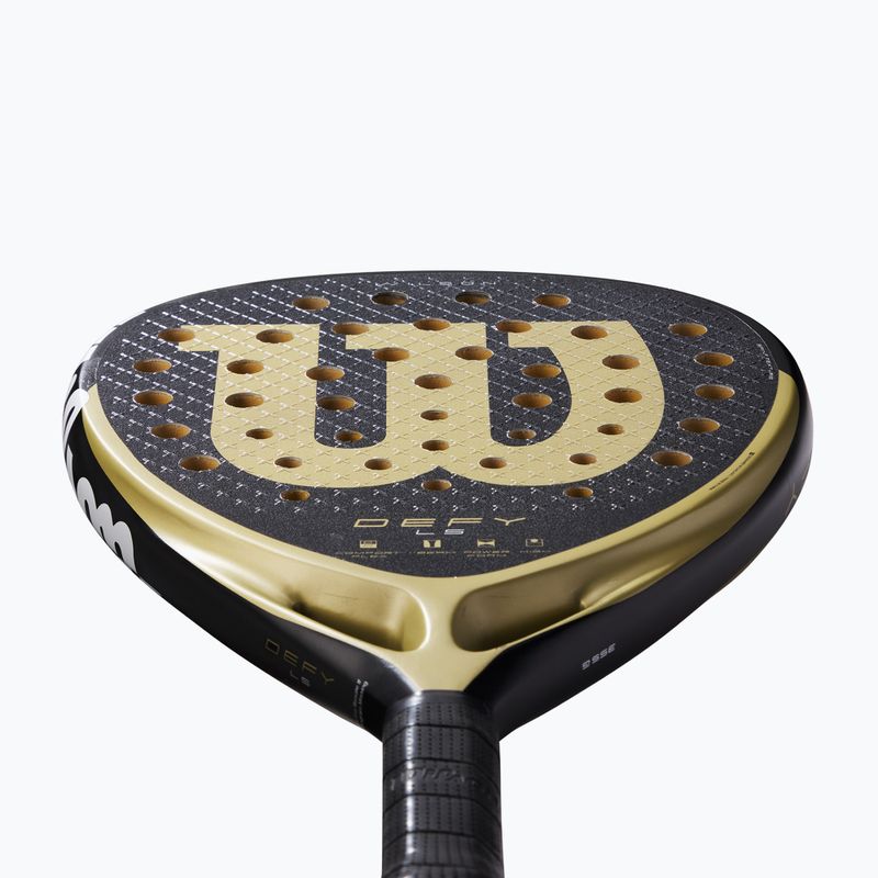 Racchetta Wilson Defy LS nero/oro 4