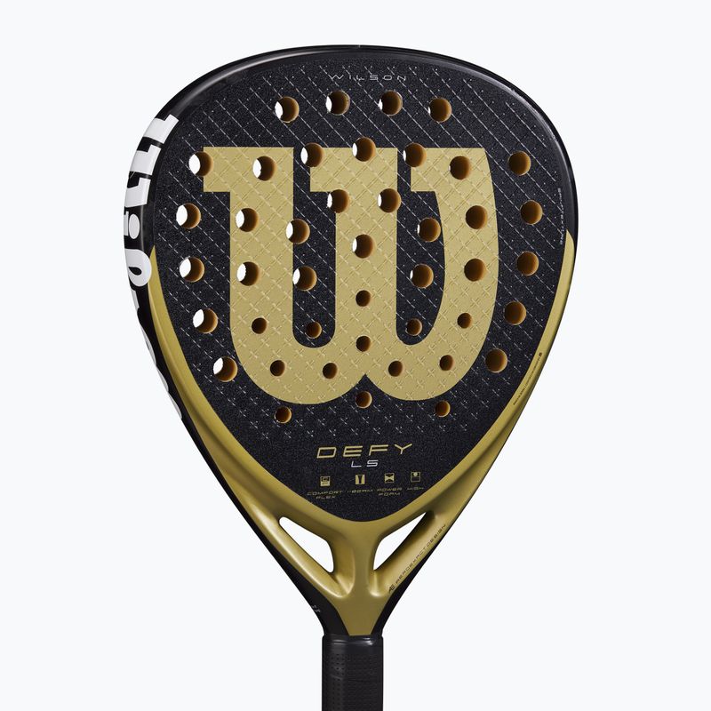 Racchetta Wilson Defy LS nero/oro 6