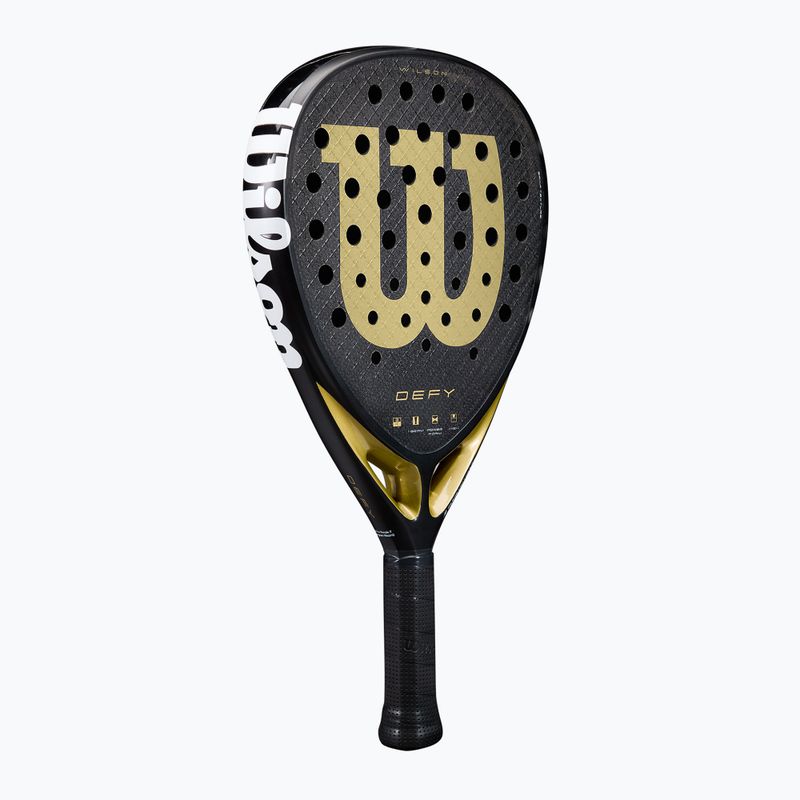 Racchetta Wilson Defy V1 nero/oro 2
