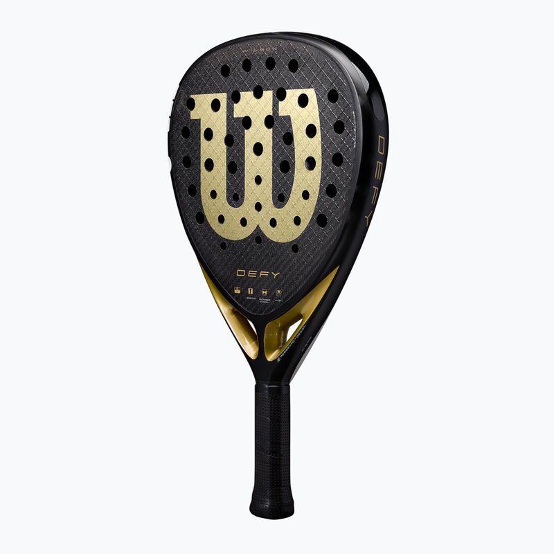Racchetta Wilson Defy V1 nero/oro 3
