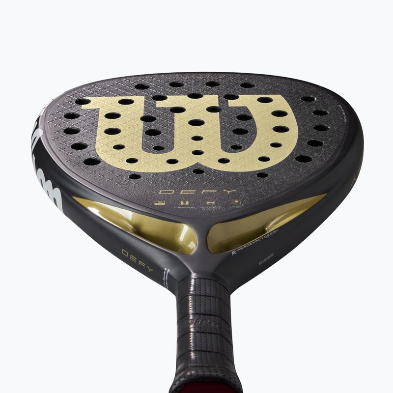 Racchetta Wilson Defy V1 nero/oro 4