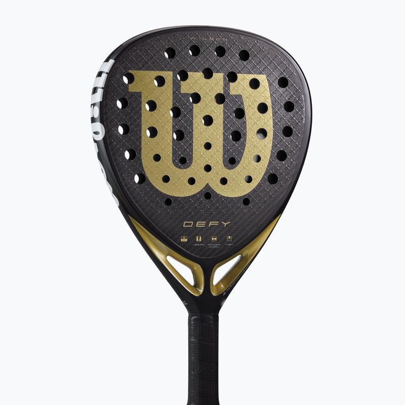 Racchetta Wilson Defy V1 nero/oro 6