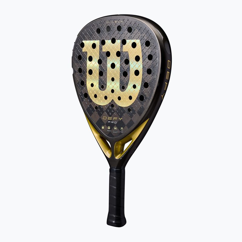 Racchetta Wilson Defy Pro V1 nero/oro 3