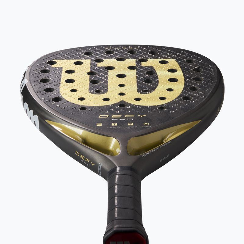 Racchetta Wilson Defy Pro V1 nero/oro 4