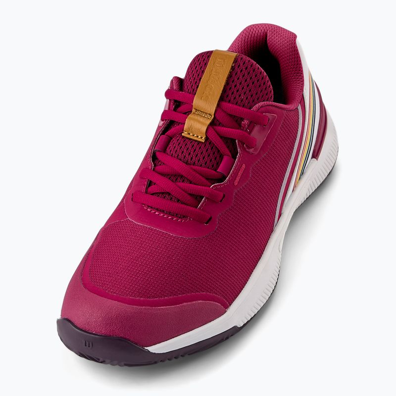 Scarpe da tennis da donna Wilson Intrigue Pro Clay W RG beaujolais/bianco/prugna perfetto 3