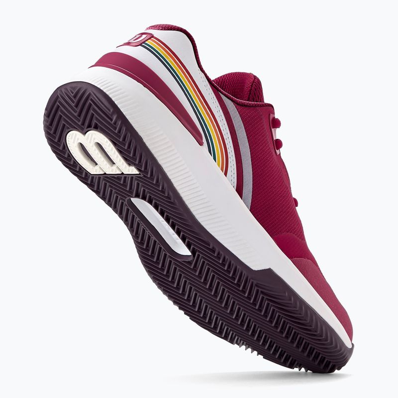 Scarpe da tennis da donna Wilson Intrigue Pro Clay W RG beaujolais/bianco/prugna perfetto 4
