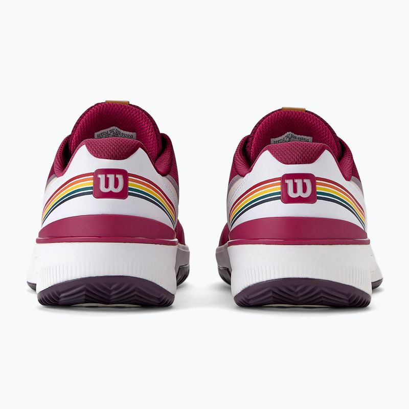 Scarpe da tennis da donna Wilson Intrigue Pro Clay W RG beaujolais/bianco/prugna perfetto 8