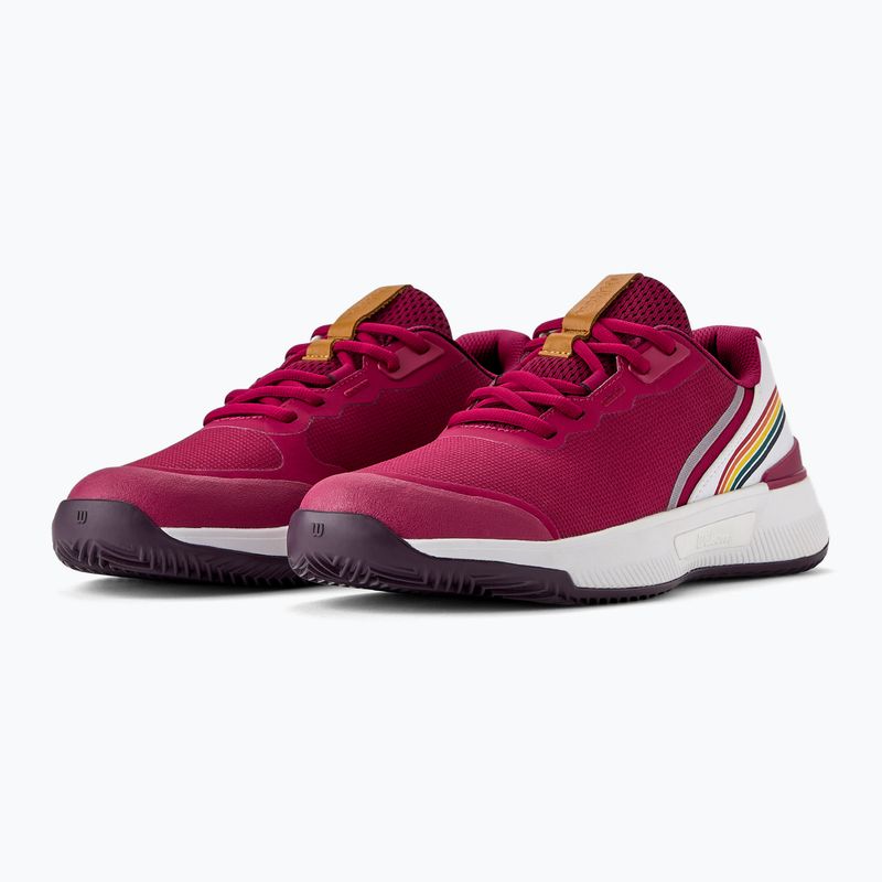 Scarpe da tennis da donna Wilson Intrigue Pro Clay W RG beaujolais/bianco/prugna perfetto 9
