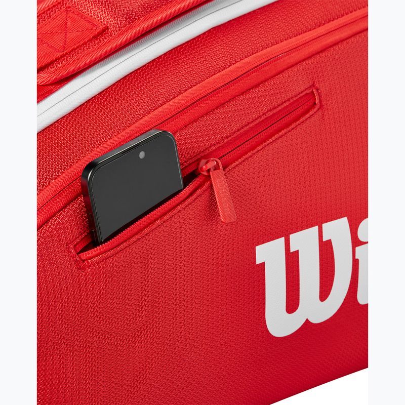 Wilson Super Tour Red 15PK borsa da tennis rossa 6