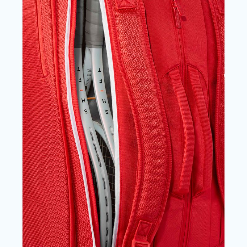 Wilson Super Tour Red 15PK borsa da tennis rossa 12
