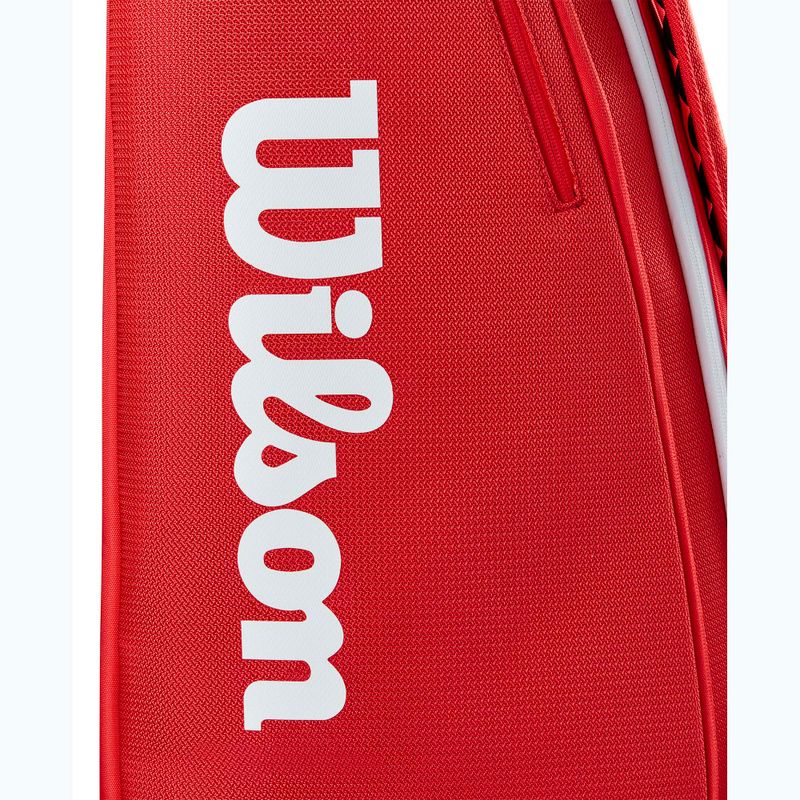 Wilson Super Tour Red 15PK borsa da tennis rossa 14