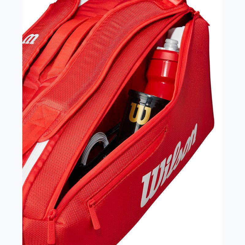 Wilson Super Tour Red 6PK borsa da tennis rossa 6