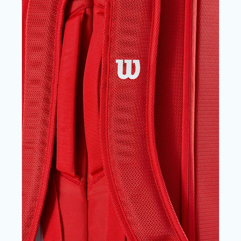 Wilson Super Tour Red 6PK borsa da tennis rossa 7