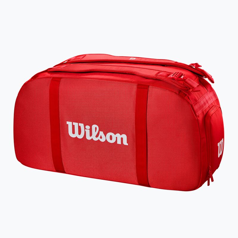 Wilson Super Tour Red Coaches Duffel borsa da tennis rossa 2