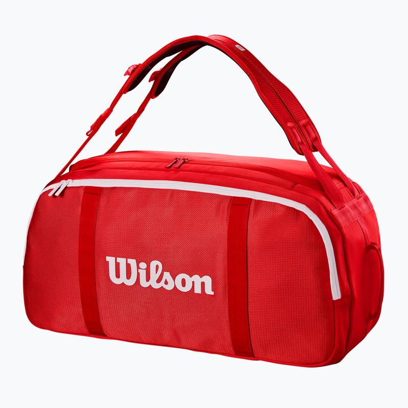 Wilson Super Tour Red Coaches Duffel borsa da tennis rossa 3